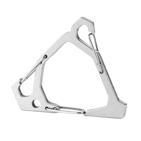 Multi-functional Portable Triangle Hook Hanging Buckle for Outdoor (Type: Triangle Hook, Color: White)