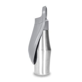 Portable Folding Pet Water Bottle for Outdoor Trip (Type: Pet Supplies, Color: Grey)