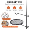 VEVOR Swivel Campfire Grill, Fire Pit Grill Grate over Fire Pits, Heavy Duty Steel Grill Grates, 360�� Adjustable Open Fire Outdoor Cooking Equipment